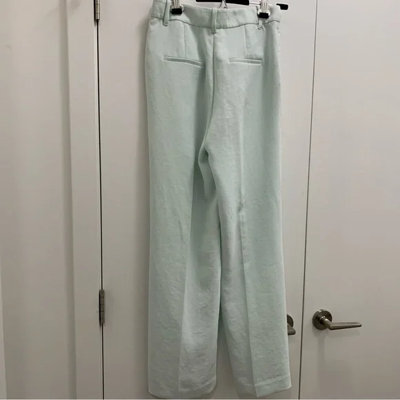 Wilfred pants light Mint Women’s straight leg Trousers size 6 with 30” inseam - Picture 2 of 8
